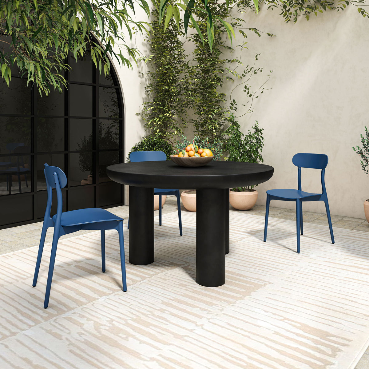 Kent - Outdoor Dining Chair (Set of 2) - Navy