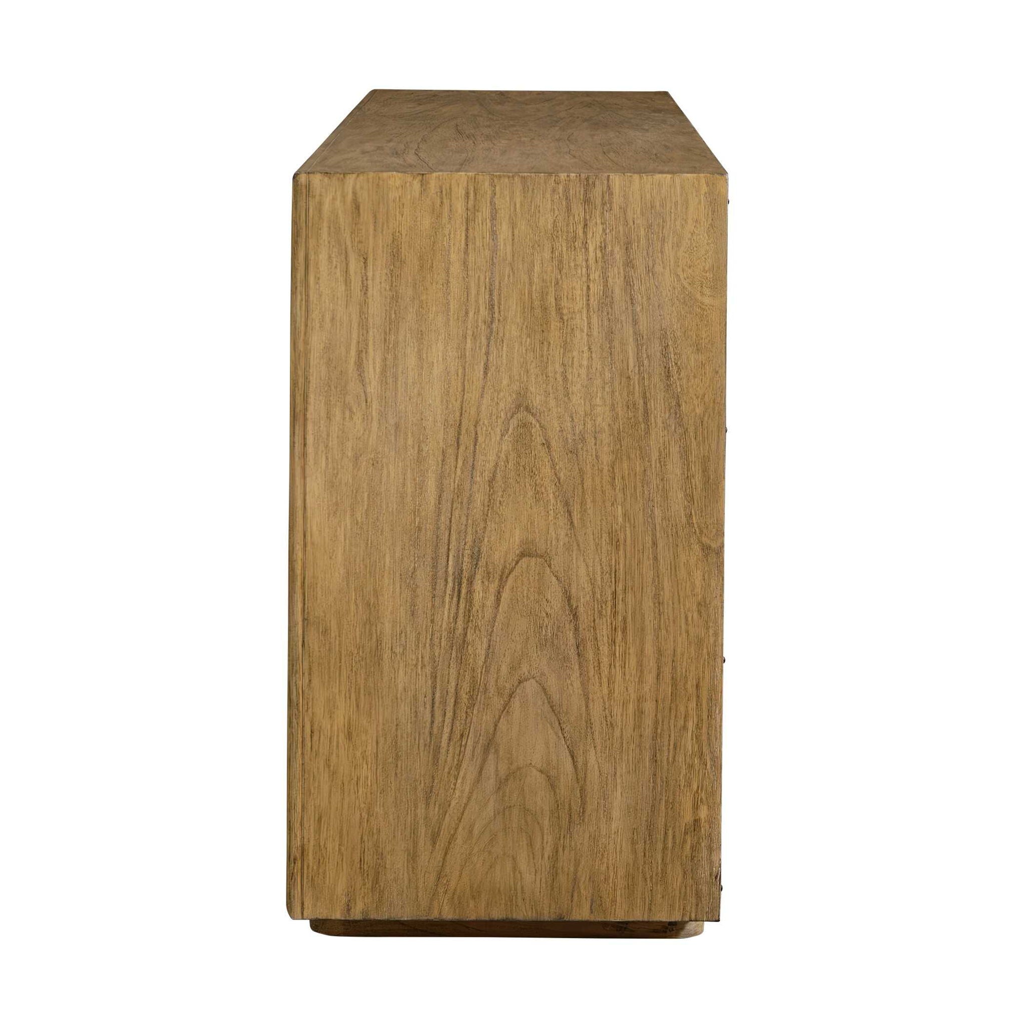 Stevenson - Wood 4 Door Cabinet - Natural