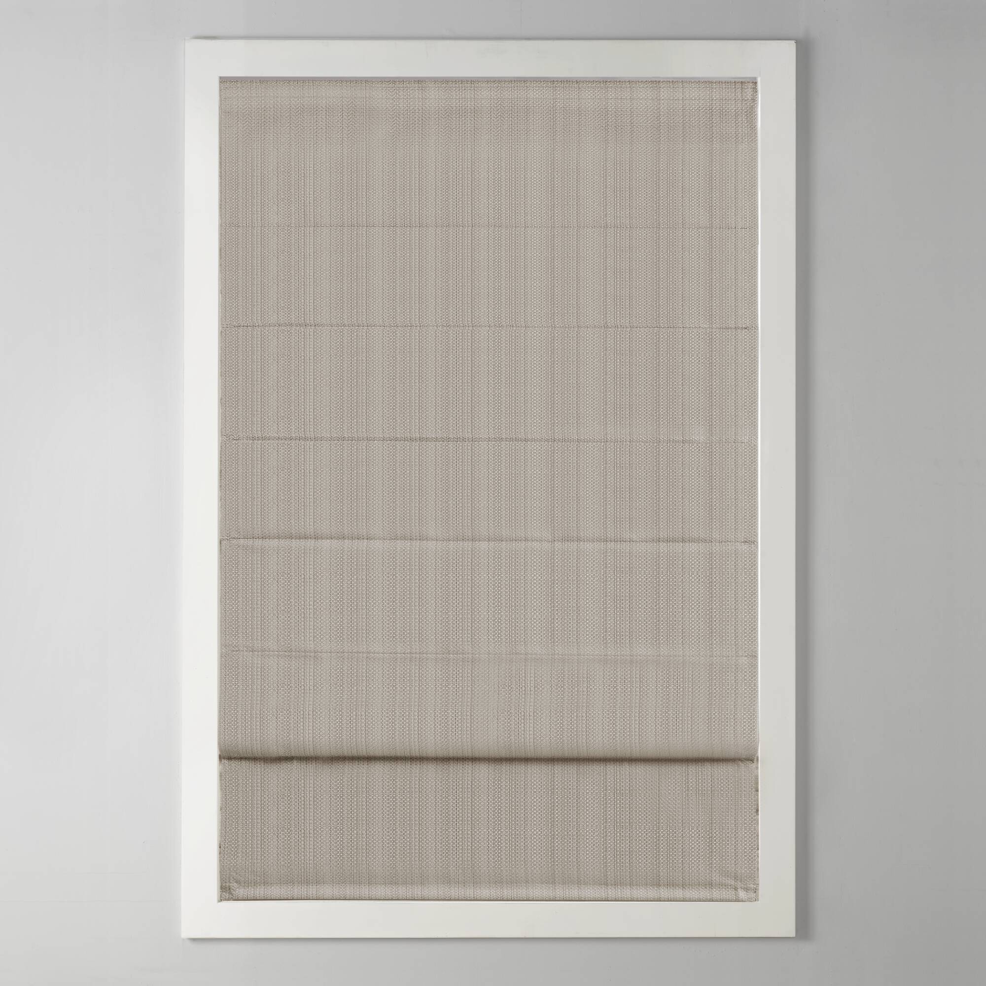Galen - 39" Basketweave Room Darkening Cordless Roman Shade - Taupe