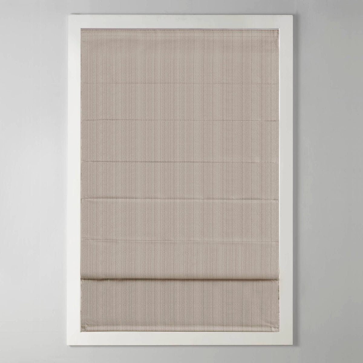 Galen - 35" Basketweave Room Darkening Cordless Roman Shade - Taupe