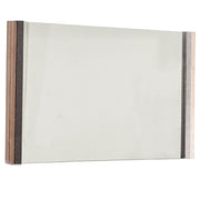 35" Natural Wood Framed Accent Mirror