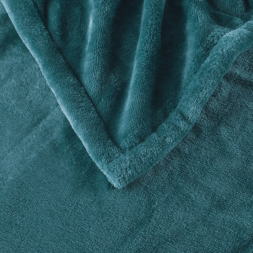 Heated Plush - Throw - Teal