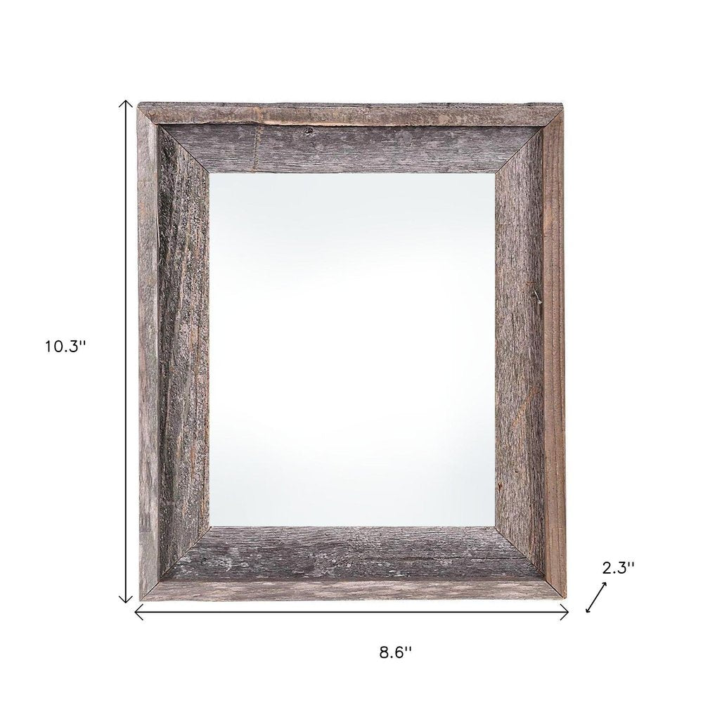 5" x 7" Gray Solid Wood Tabletop Picture Frame