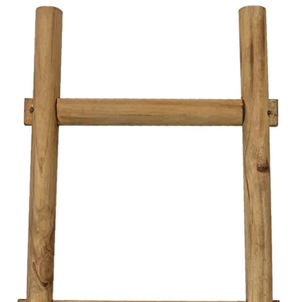 59" X 18" Brown Wood Hanging Dimensional Sculpture