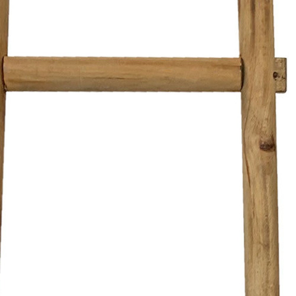 59" X 18" Brown Wood Hanging Dimensional Sculpture