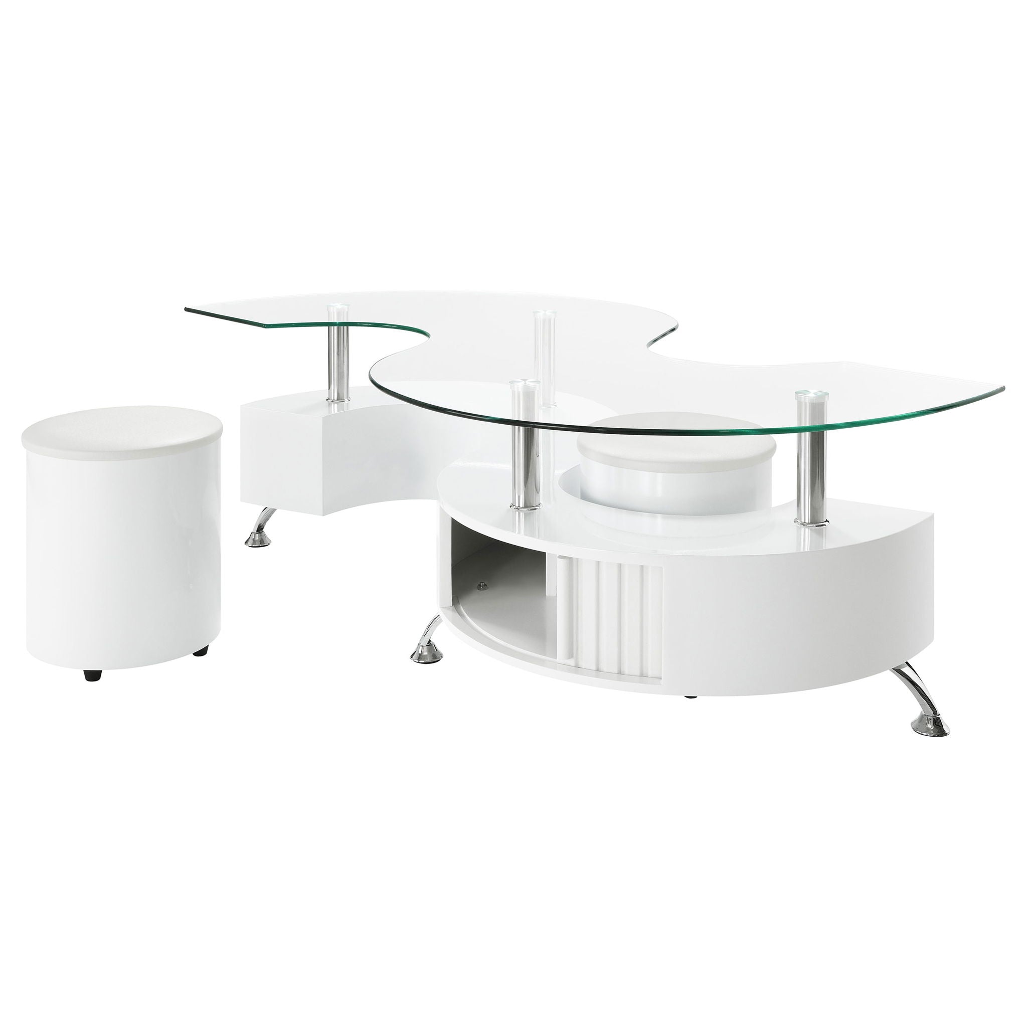 Marley - 3 Piece Coffee Table And Stools Set
