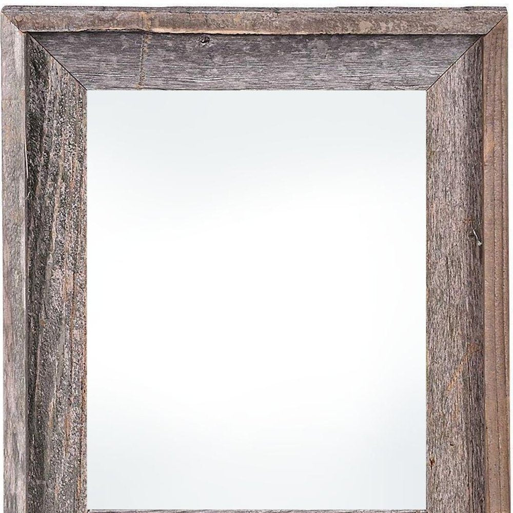 20" x 30" Gray Solid Wood Hanging Picture Frame