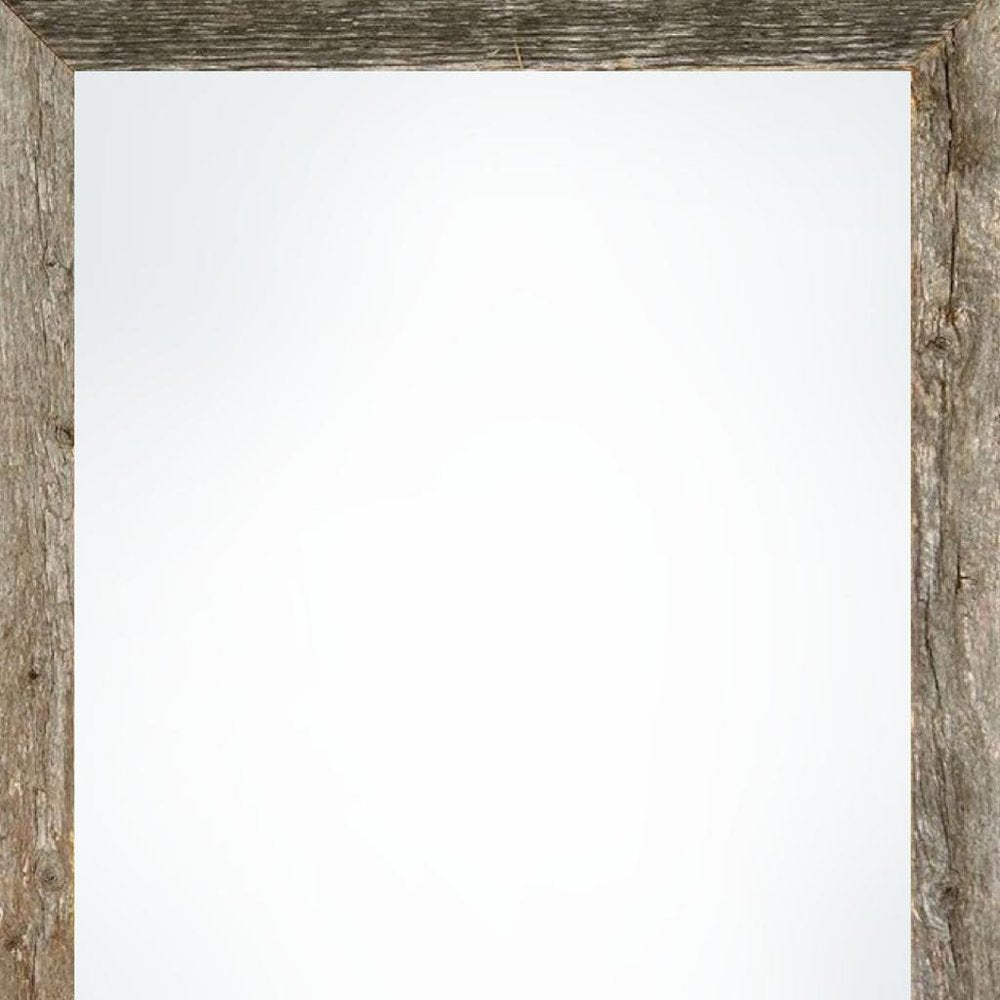 14" x 18" Gray Solid Wood Hanging Picture Frame
