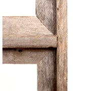 5" x 7" Gray Solid Wood Hanging Picture Frame with Mat