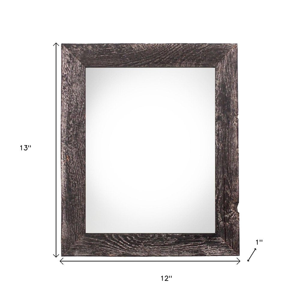 8" x 10" Black Solid Wood Tabletop Picture Frame