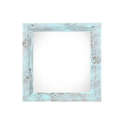 10" x 10" Blue Solid Wood Hanging Picture Frame