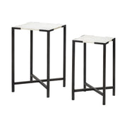 24" Marble End Table