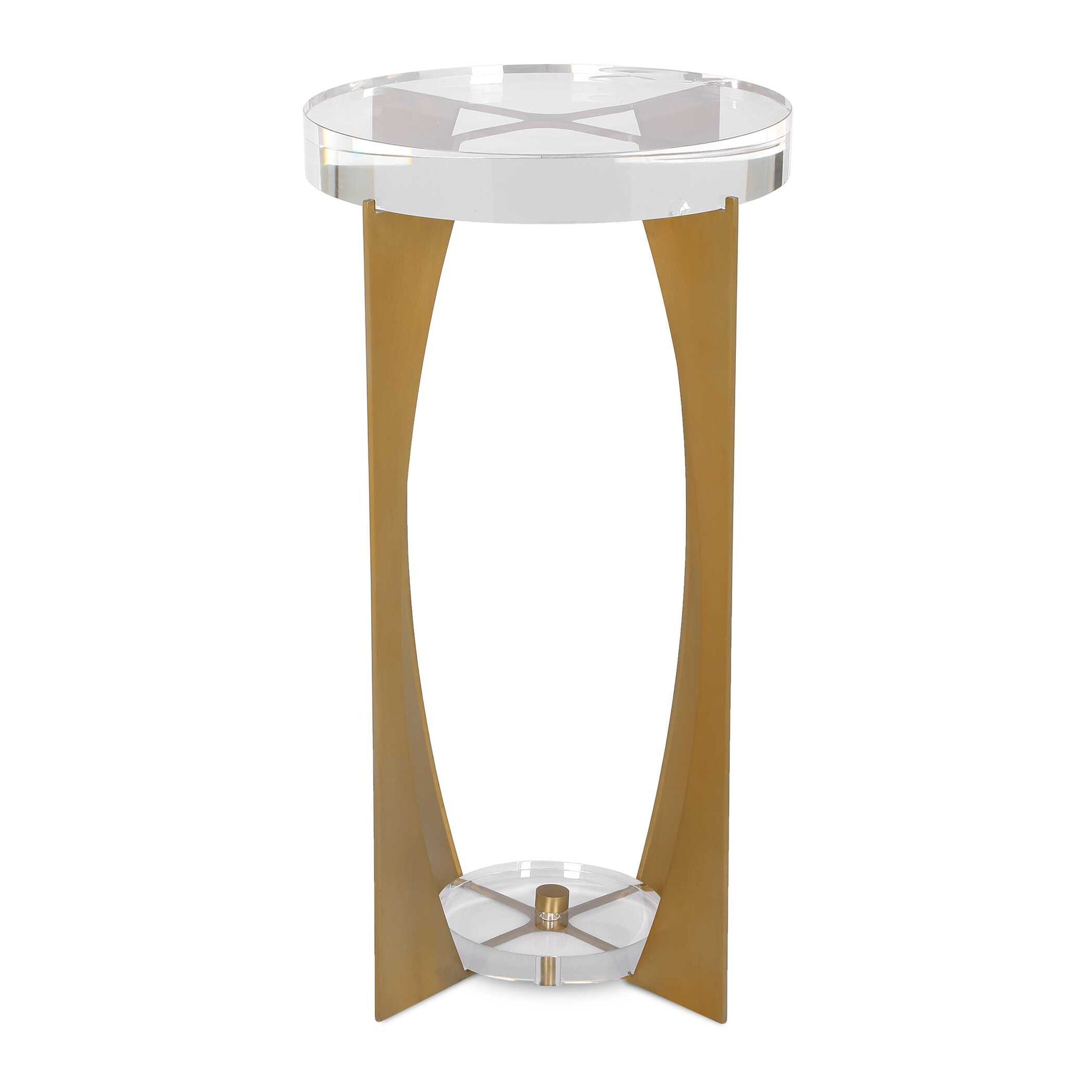 Kolkata - Accent Table - Brass