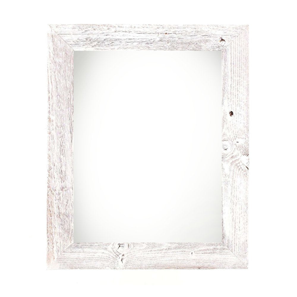 14" x 18" White Solid Wood Hanging Picture Frame