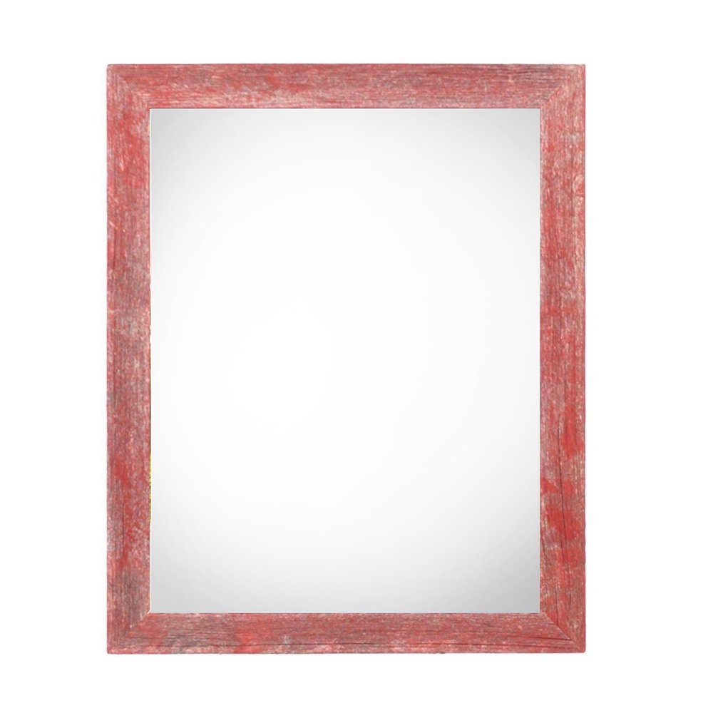 18" x 24" Red Solid Wood Hanging Picture Frame
