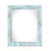 22" x 28" Blue Solid Wood Hanging Picture Frame