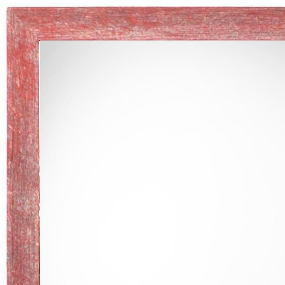 24" x 36" Red Solid Wood Hanging Picture Frame