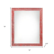 9" x 12" Red Solid Wood Hanging Picture Frame