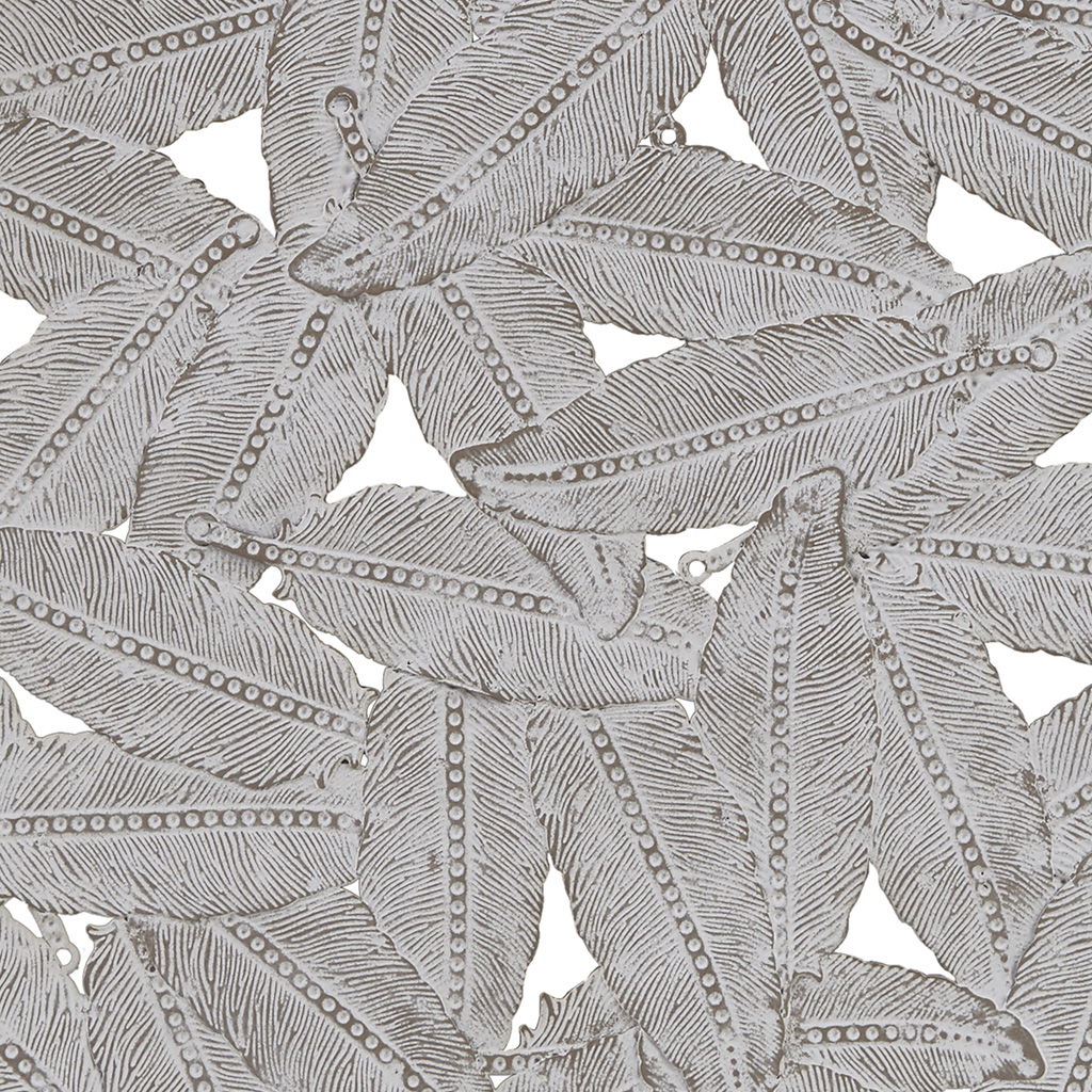 Rossi - Feather Painted Round Wall Decor (Set of 3) - Gray