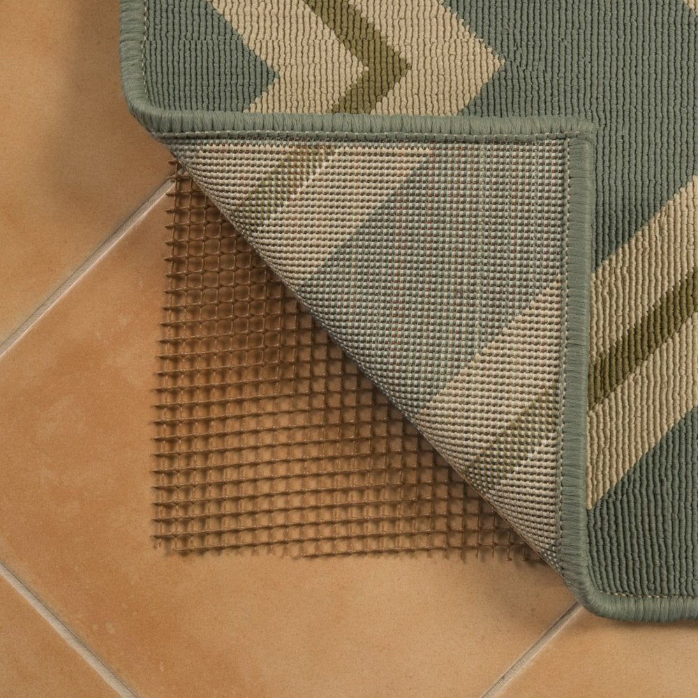 2' x 8' Brown Non Slip Indoor Outdoor Rug Pad