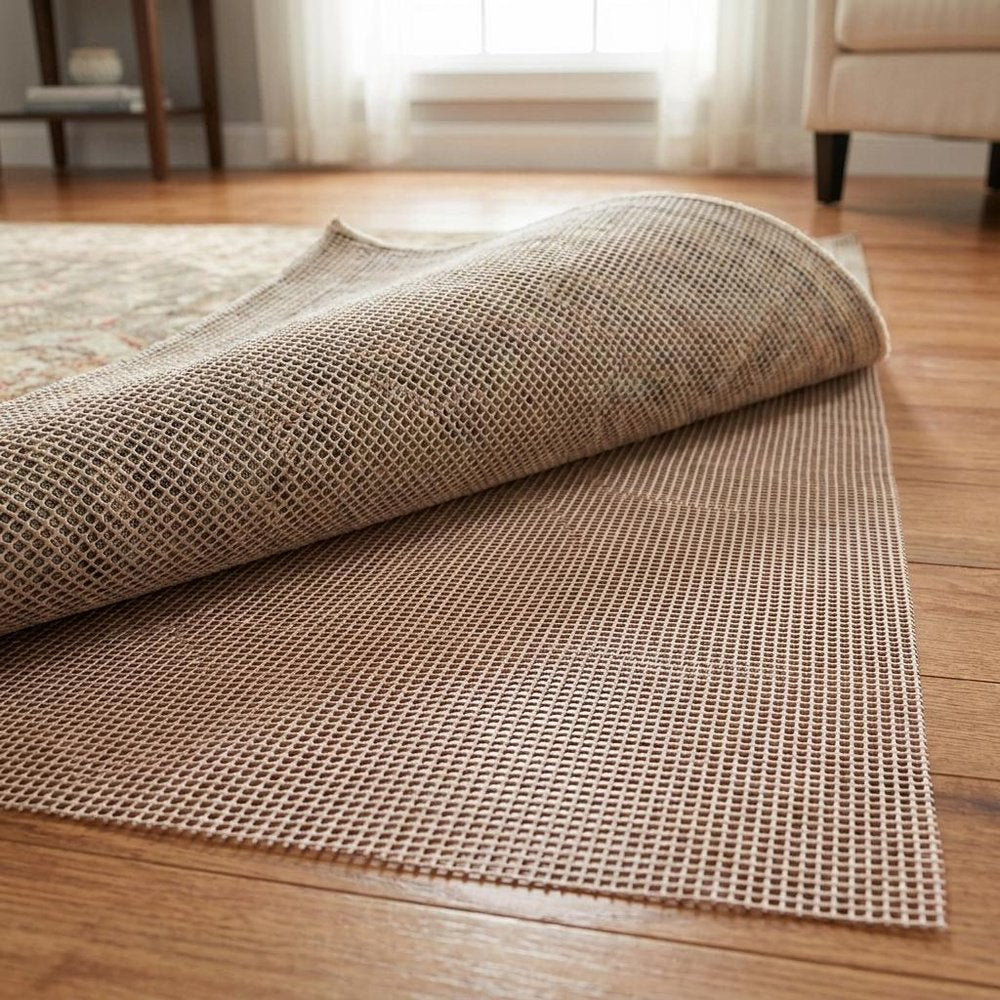 2' x 8' Brown Non Slip Indoor Outdoor Rug Pad