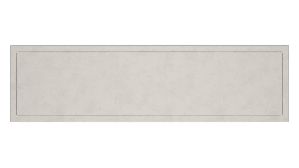 44" Silver Iron Bench