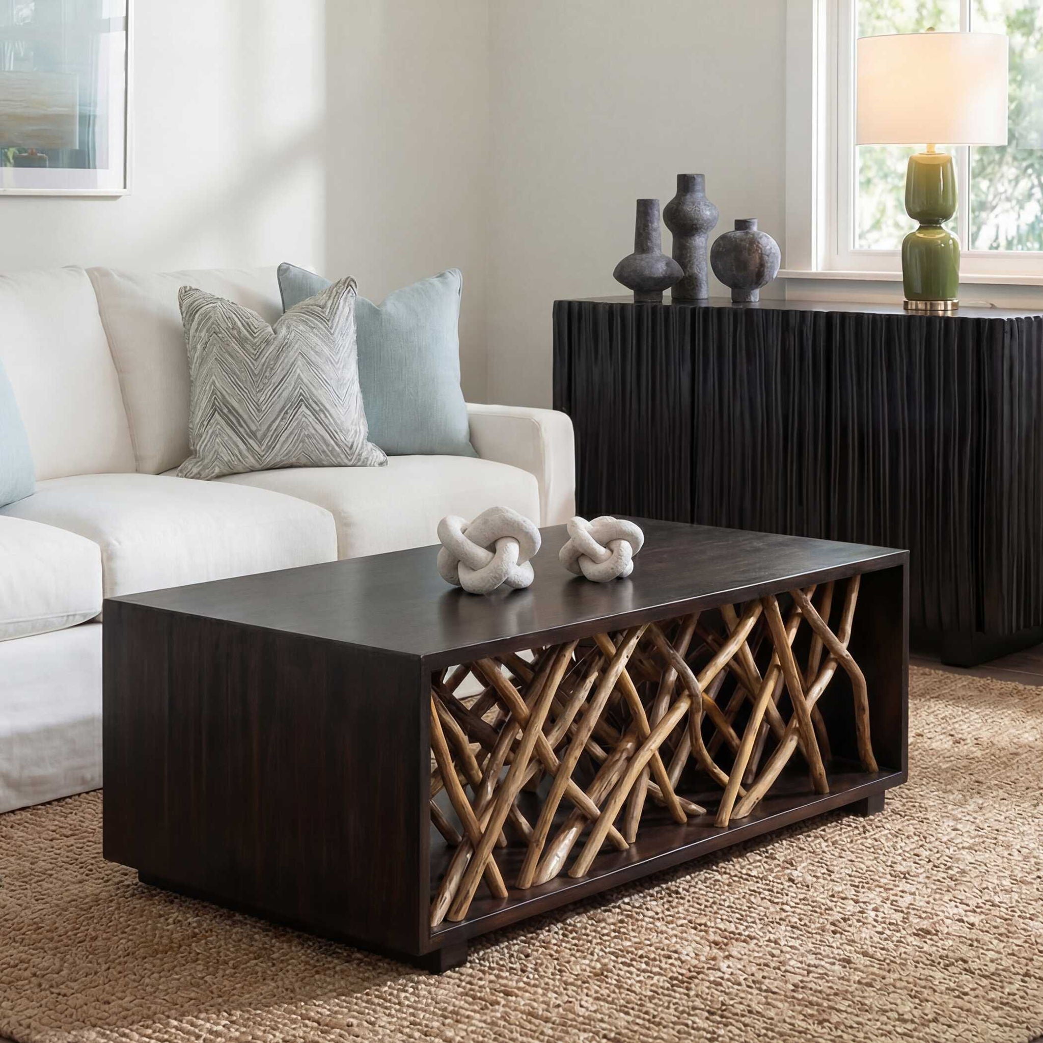 Teak Maze - Coffee Table - Woodtone