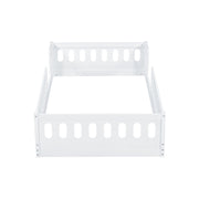 Platform Bed With Guardrail
