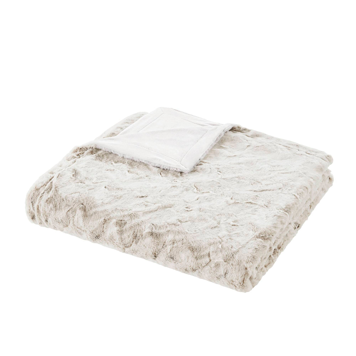 Zuri - 66" x 90" Blanket - Snow Leopard