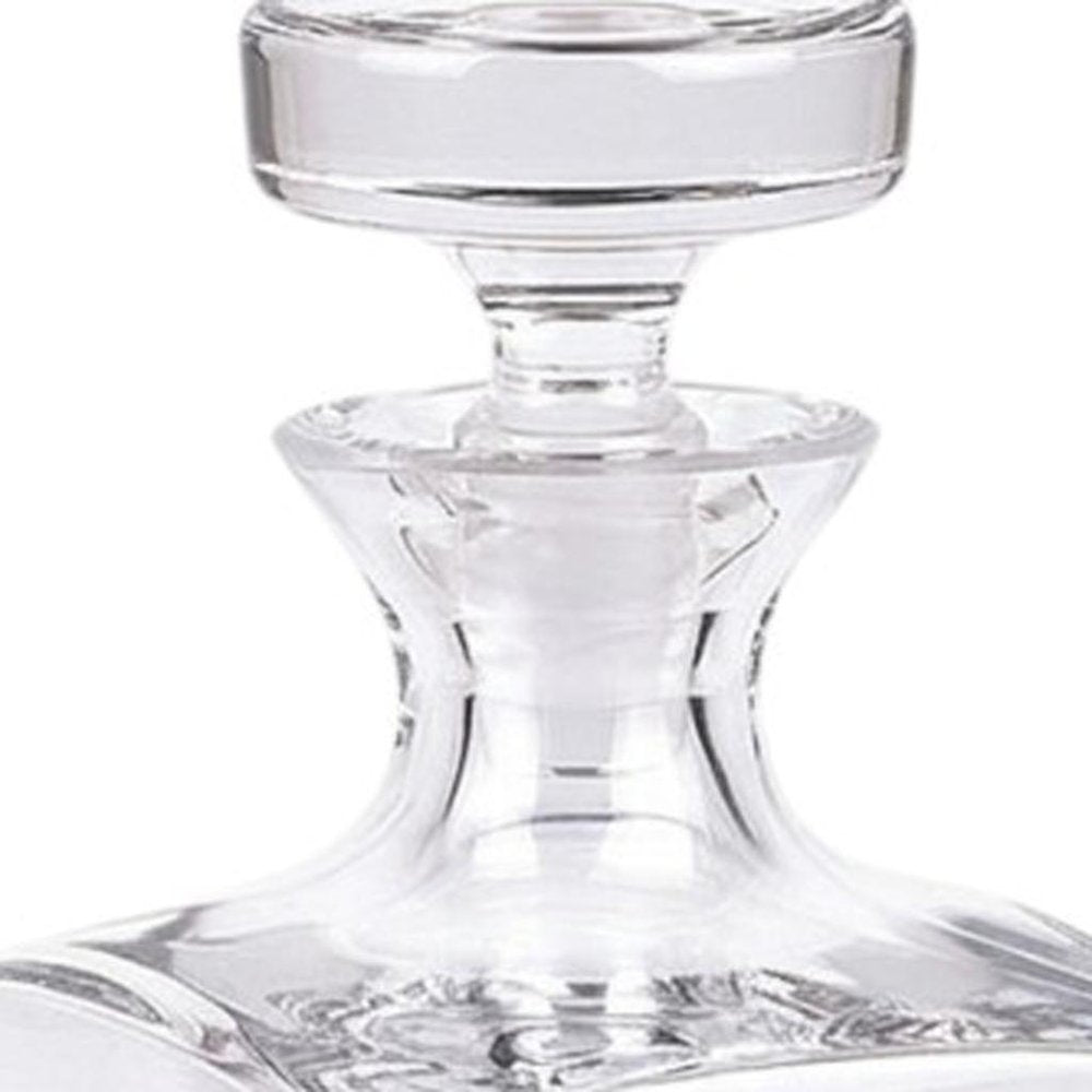 European Mouth Blown Lead Free Crystal Liquor Decanter