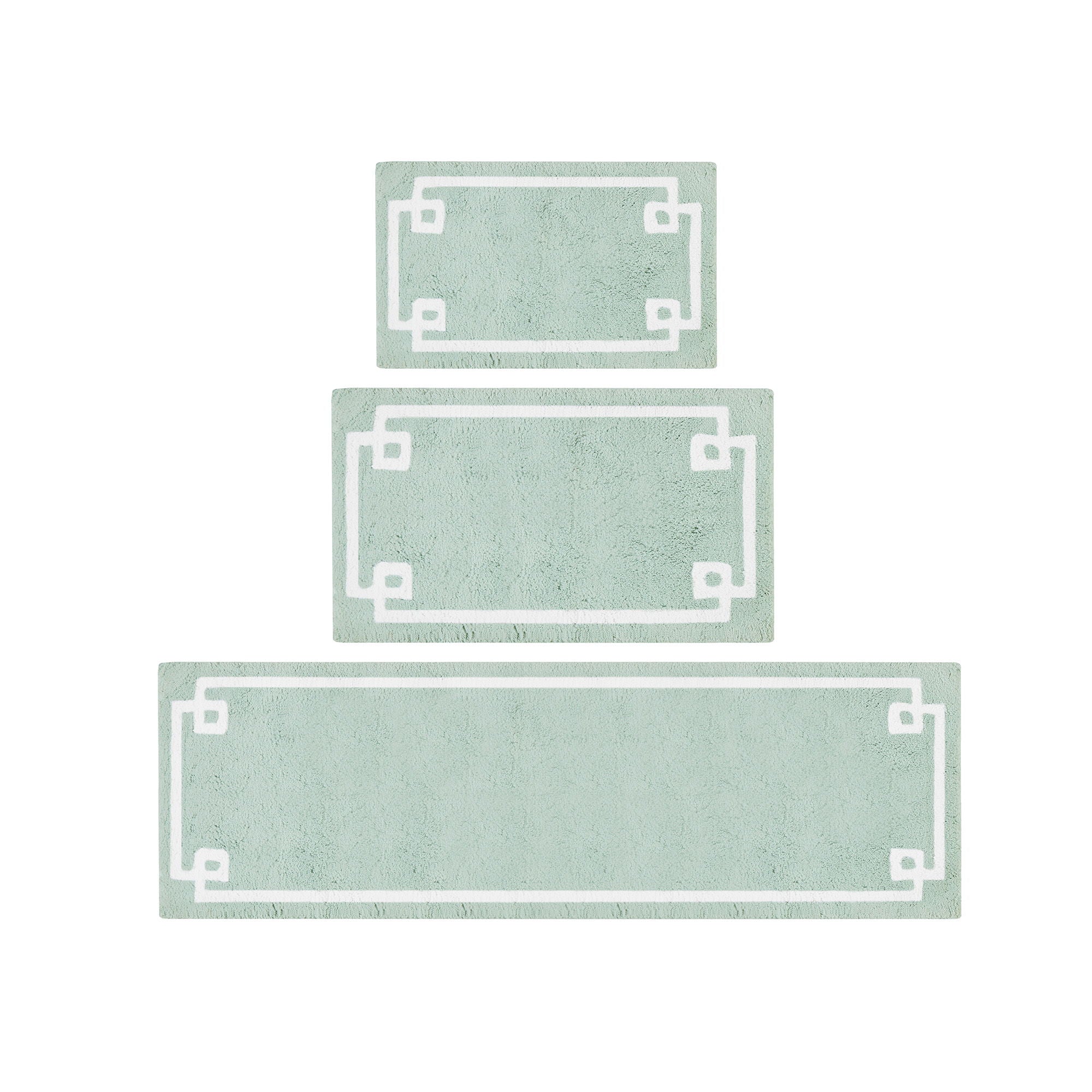 Evan - 24" x 72" Tufted Bath Rug - Seafoam