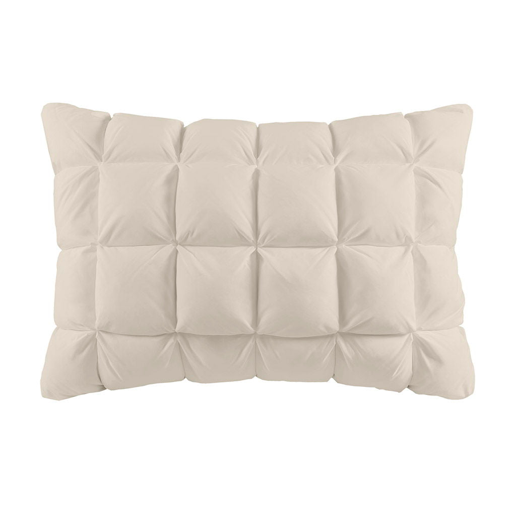 Stay Puffed - Overfilled Pillow Protector Single Piece - Beige