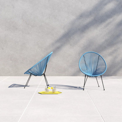 Modern Egg Shaped String Chairs (Set of 2)