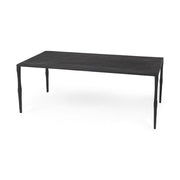 22" Black Iron Coffee Table