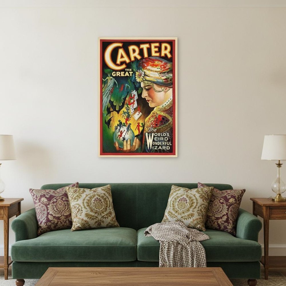 Vintage c1920sCarter Magic Poster Wall Art