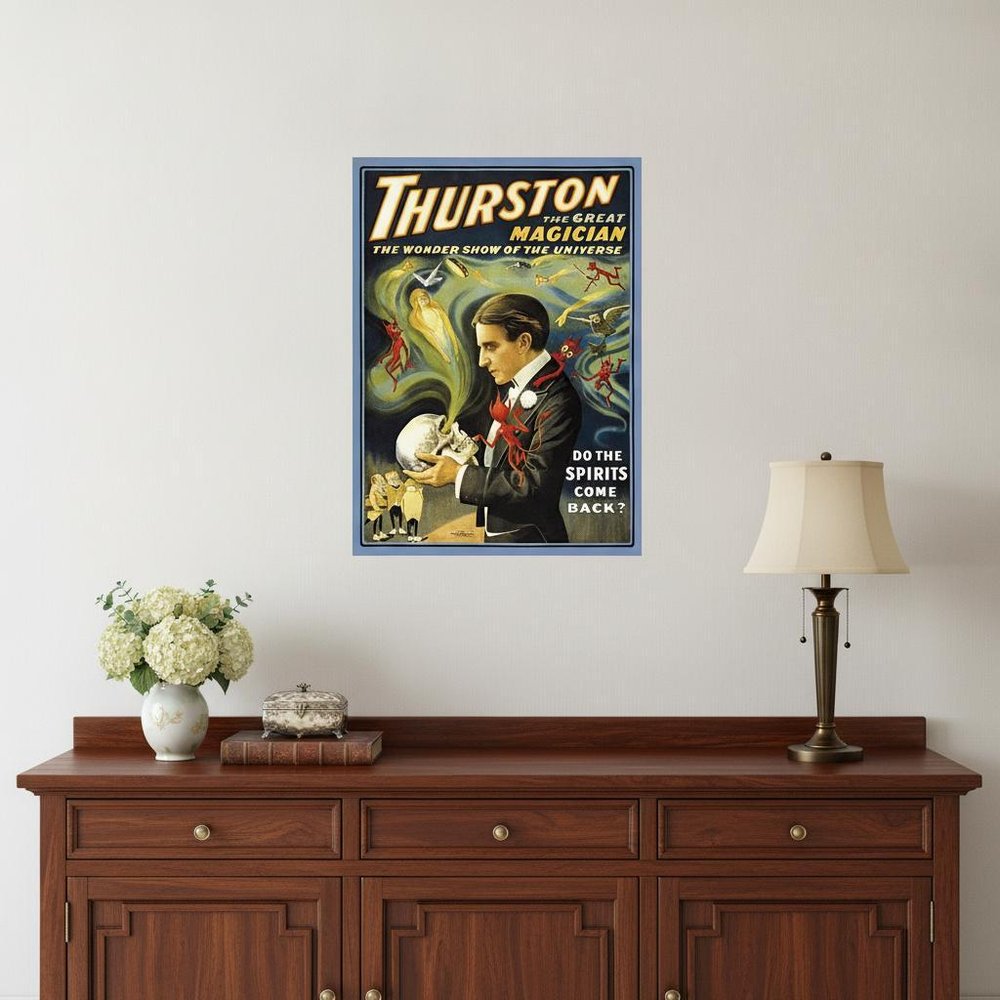 Thurston Spirits Vintage Magic Unframed Print Wall Art