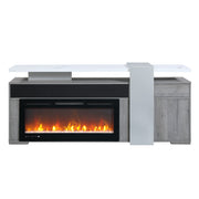 Zorra - Entertainment Unit With Bluetooth Speaker - Gray