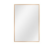 36" Silver Metal Accent Mirror