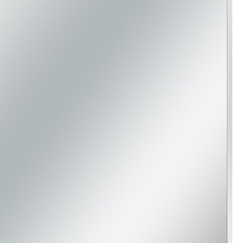 36" Silver Metal Accent Mirror