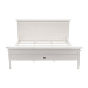 Classic White Panel King Size Bed