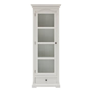 75" White Solid Wood Pantry Or Storage Closet