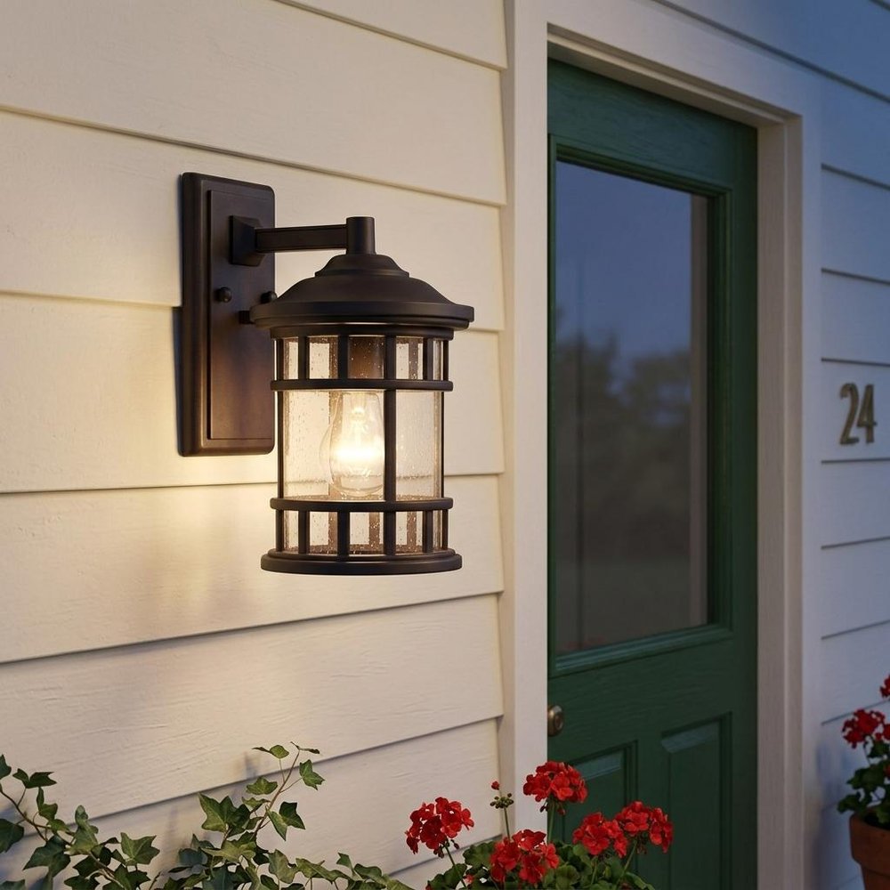 Antique Bronze Canister Wall Light
