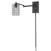 Industrial Bronze Metal Wall Sconce