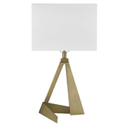 25" Brass Novelty Table Lamp With Shade