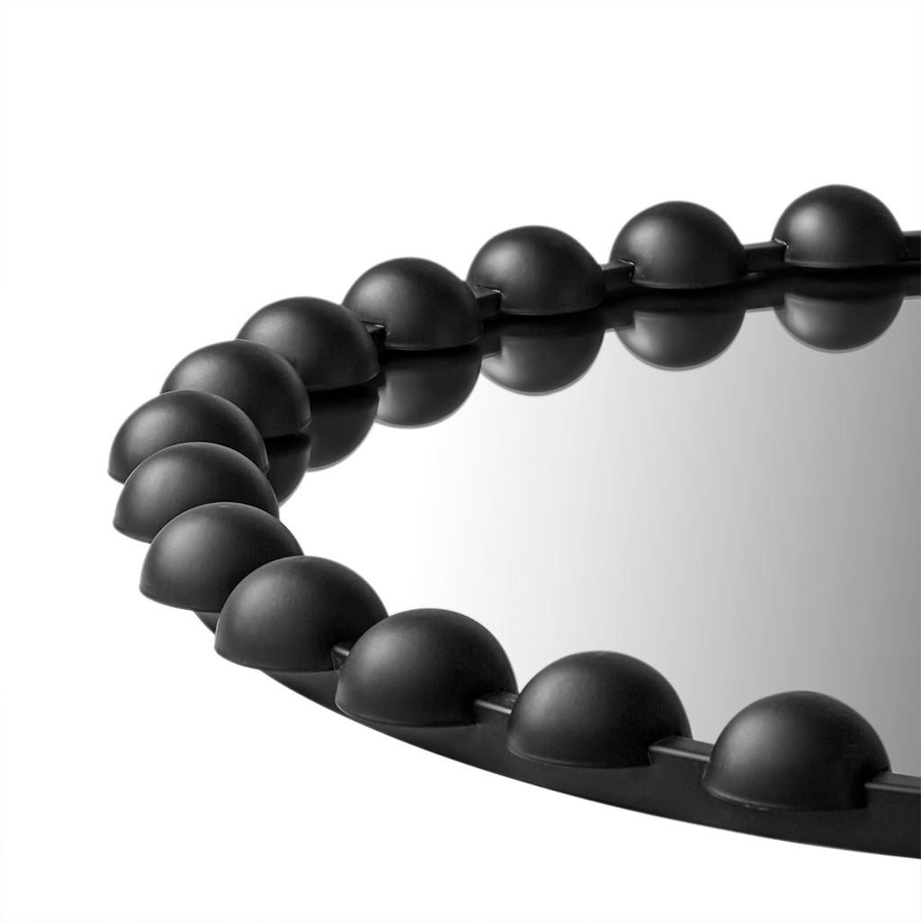 Marlowe - 36" Round Wall Decor Mirror - Black