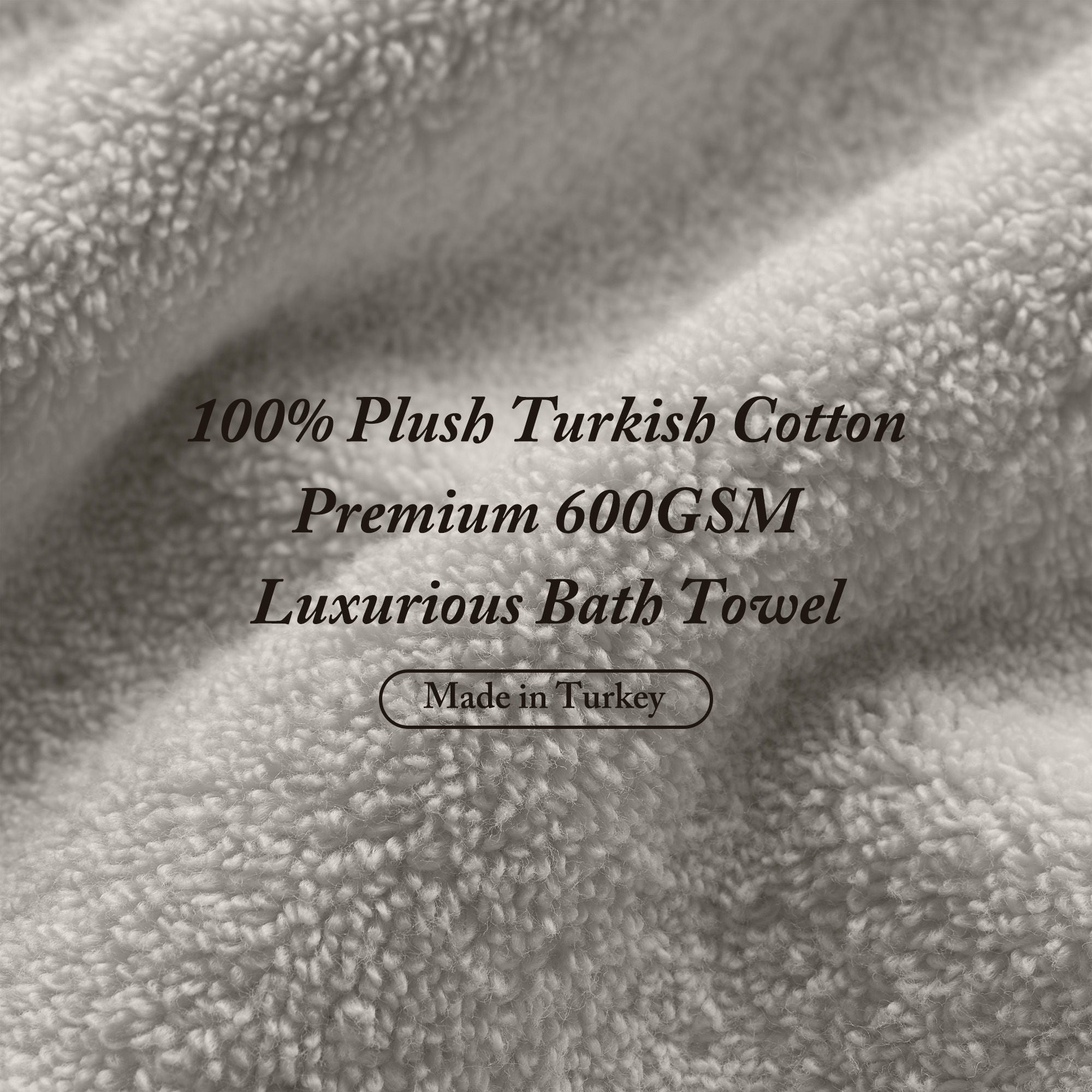 Turkish Bath Sheet 2 Piece Set - Gray