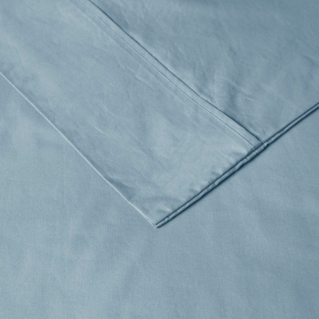 Peached Percale - Twin Sheet Set - Teal
