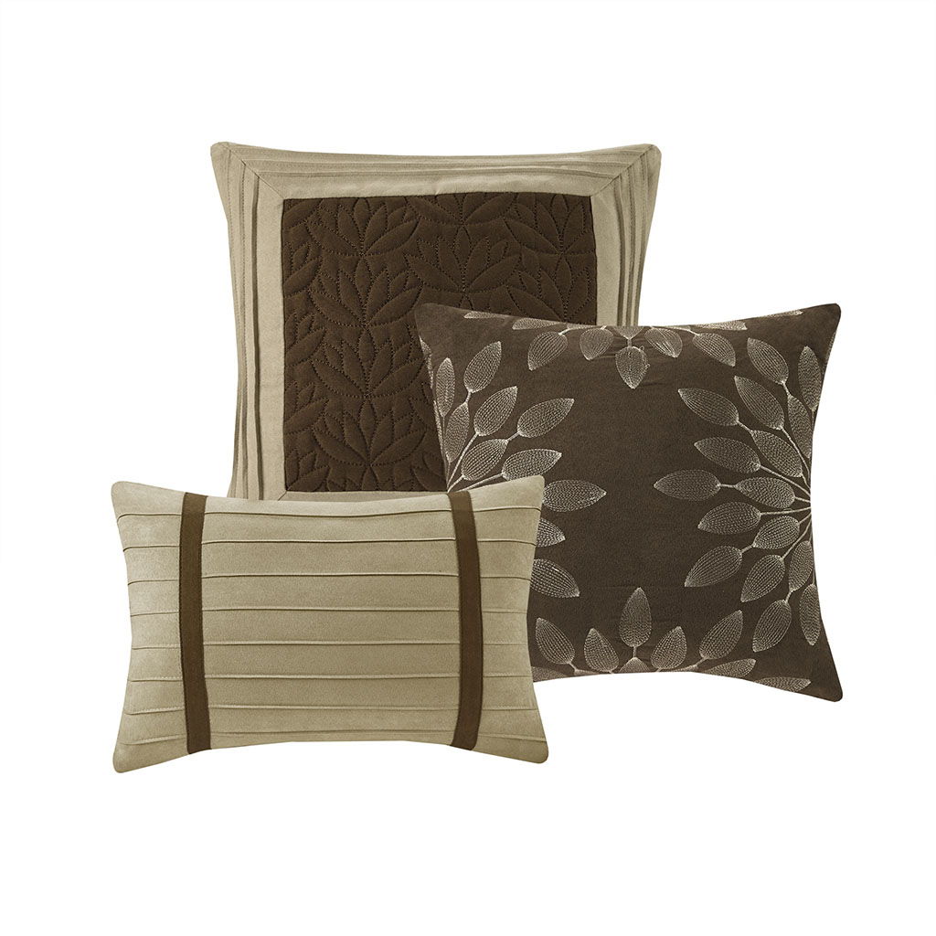 Palmer - California King Piece Comforter (Set of 7) - Natural