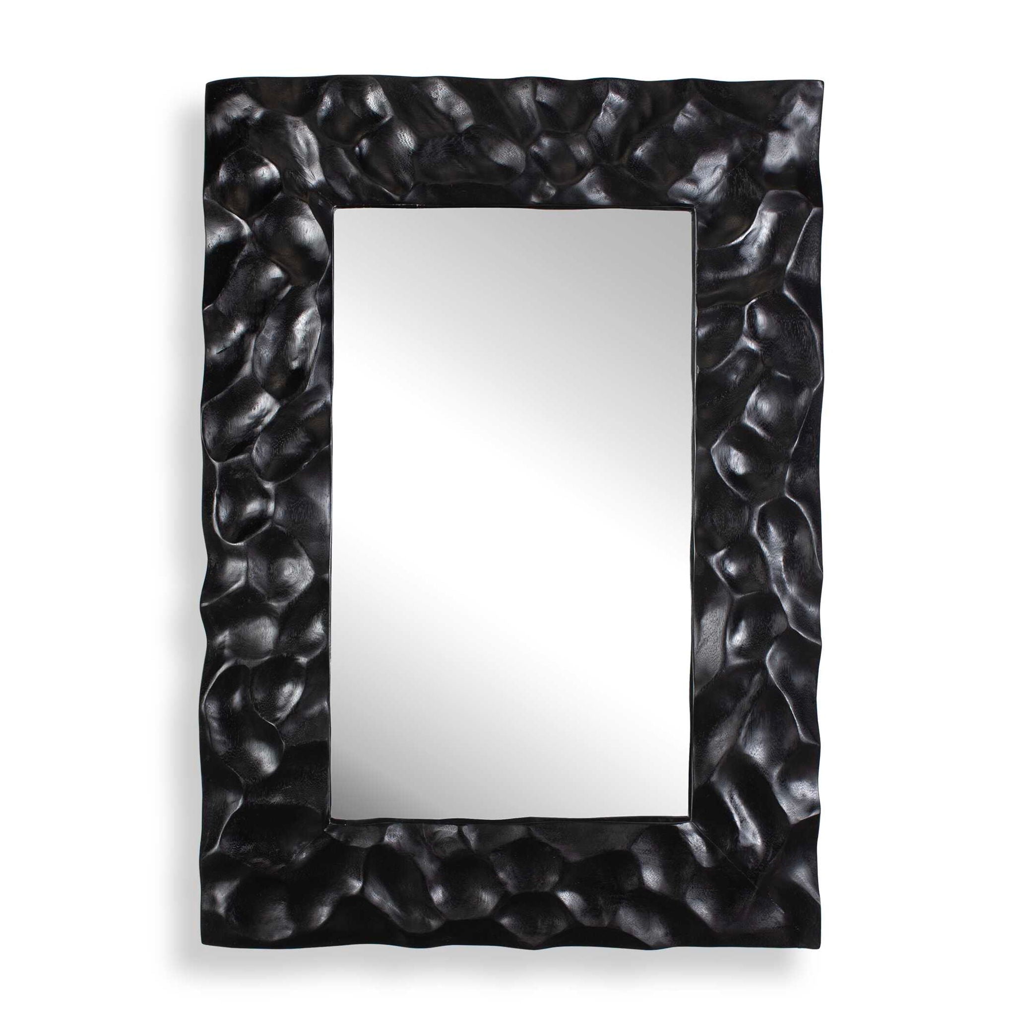 Malosi - Carved Mirror - Black