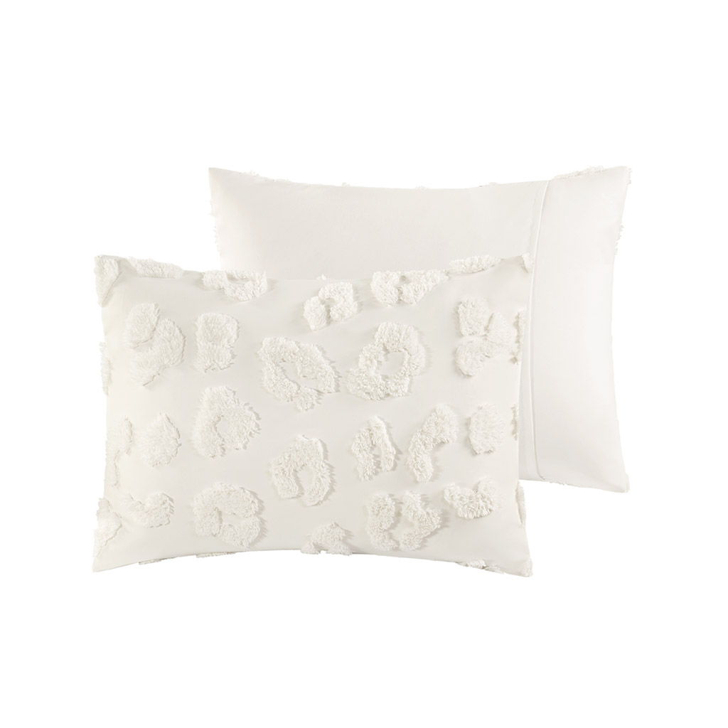 Larissa - 3 Piece King/California King Animal Duvet Cover Set - Off-White